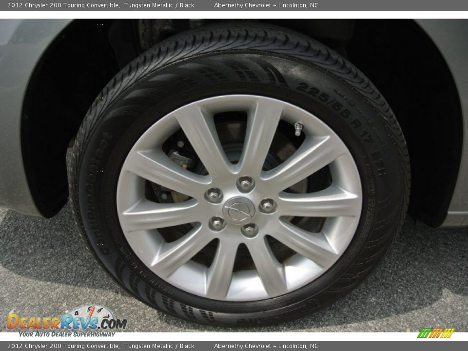 2012 Chrysler 200 Touring Convertible Tungsten Metallic / Black Photo #22