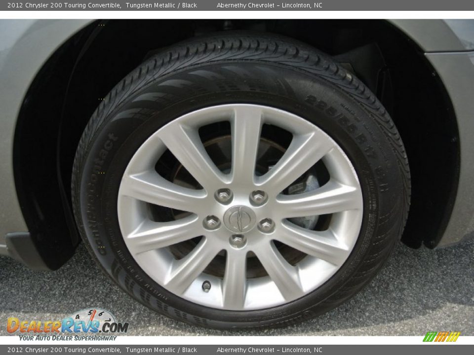 2012 Chrysler 200 Touring Convertible Tungsten Metallic / Black Photo #23
