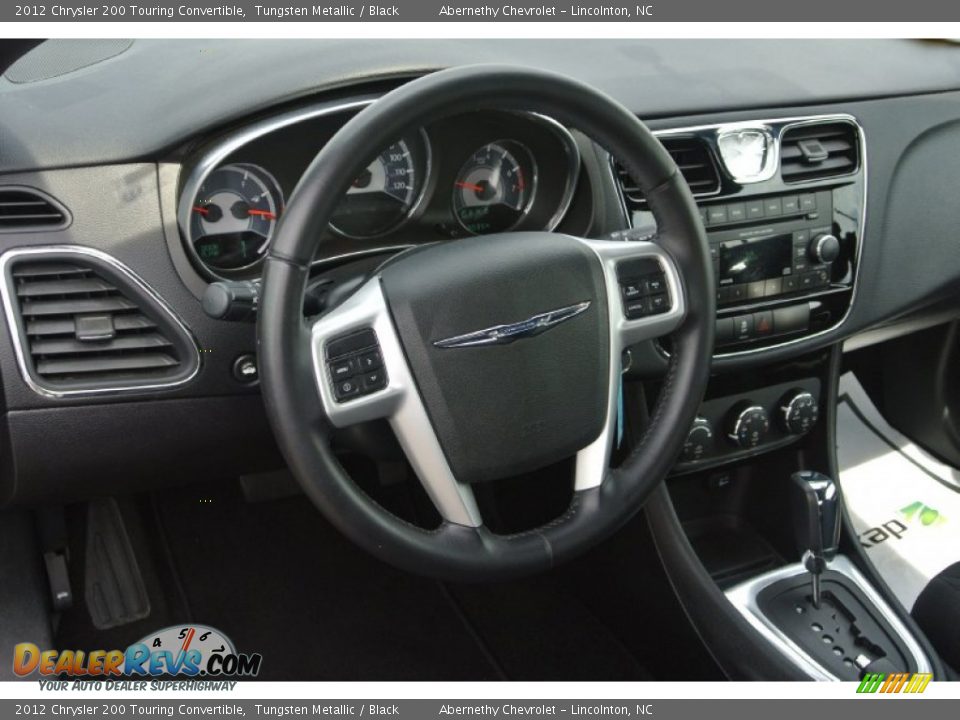 2012 Chrysler 200 Touring Convertible Tungsten Metallic / Black Photo #24