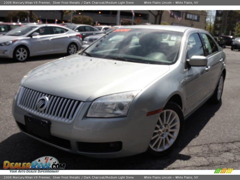 2006 Mercury Milan V6 Premier Silver Frost Metallic / Dark Charcoal/Medium Light Stone Photo #1