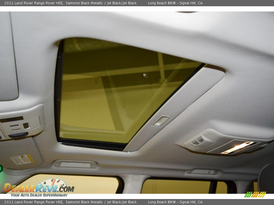 2011 Land Rover Range Rover HSE Santorini Black Metallic / Jet Black/Jet Black Photo #13