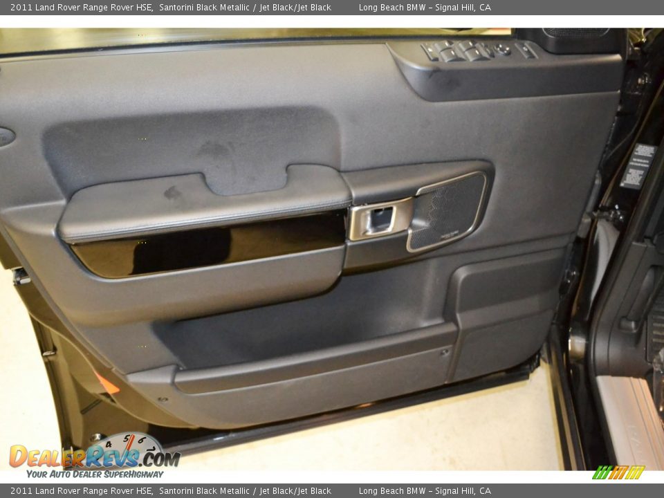 2011 Land Rover Range Rover HSE Santorini Black Metallic / Jet Black/Jet Black Photo #14