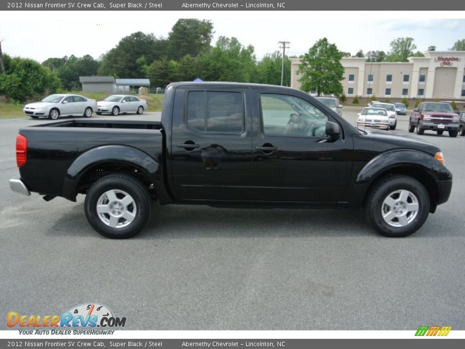 2012 Nissan Frontier SV Crew Cab Super Black / Steel Photo #6