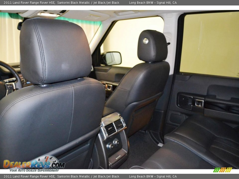 2011 Land Rover Range Rover HSE Santorini Black Metallic / Jet Black/Jet Black Photo #15