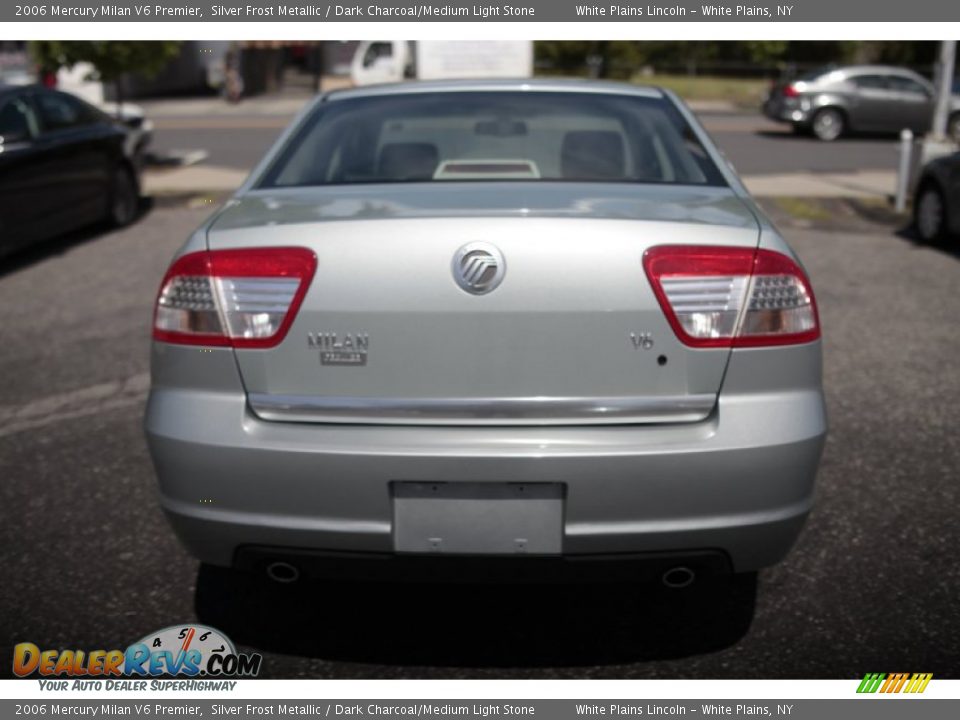 2006 Mercury Milan V6 Premier Silver Frost Metallic / Dark Charcoal/Medium Light Stone Photo #6