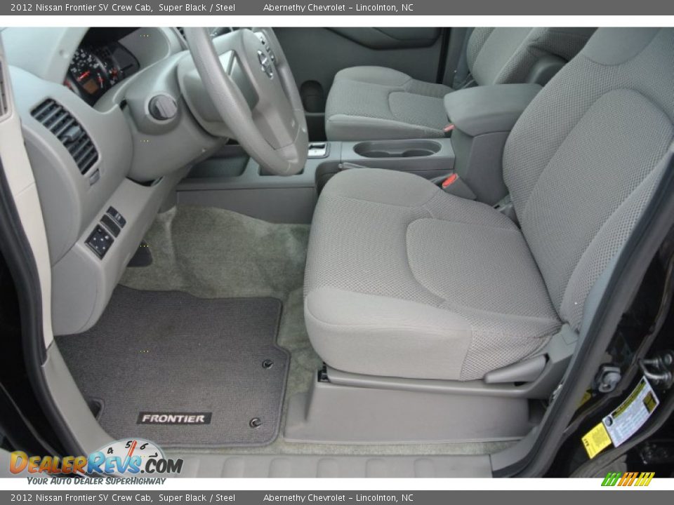 2012 Nissan Frontier SV Crew Cab Super Black / Steel Photo #8