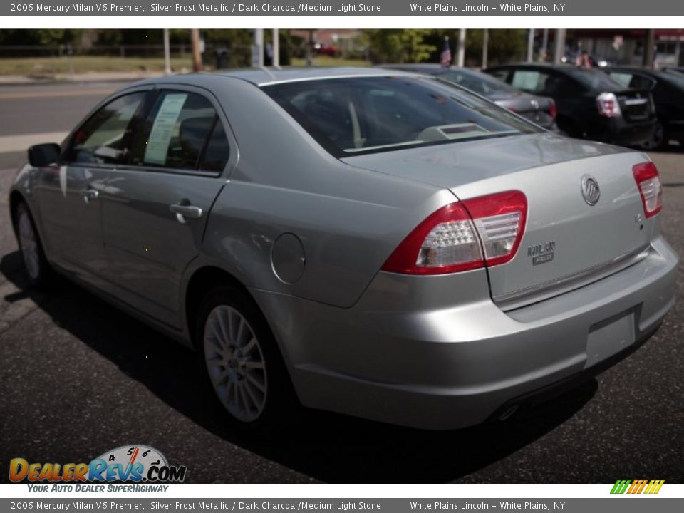 2006 Mercury Milan V6 Premier Silver Frost Metallic / Dark Charcoal/Medium Light Stone Photo #8