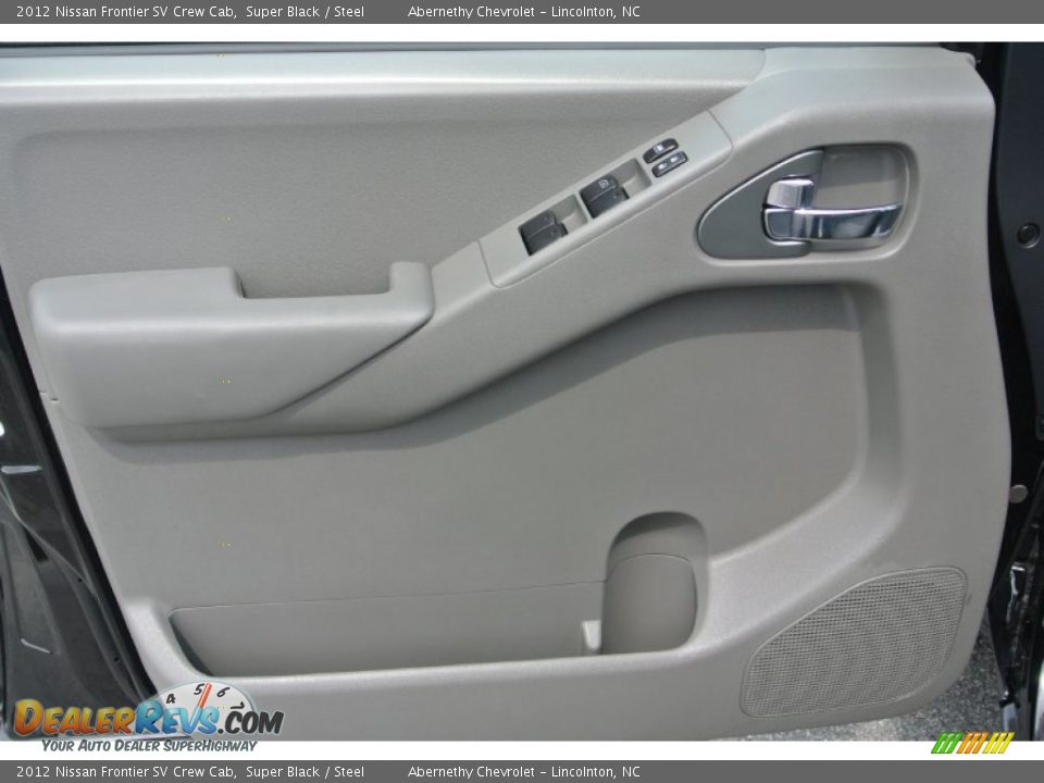2012 Nissan Frontier SV Crew Cab Super Black / Steel Photo #9