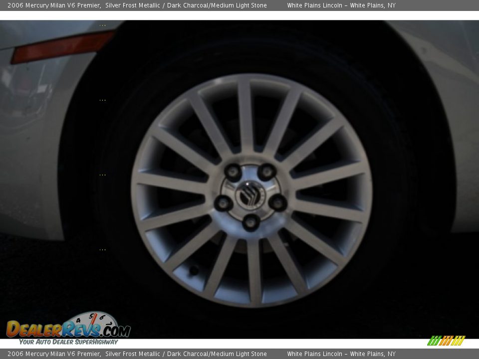 2006 Mercury Milan V6 Premier Silver Frost Metallic / Dark Charcoal/Medium Light Stone Photo #9