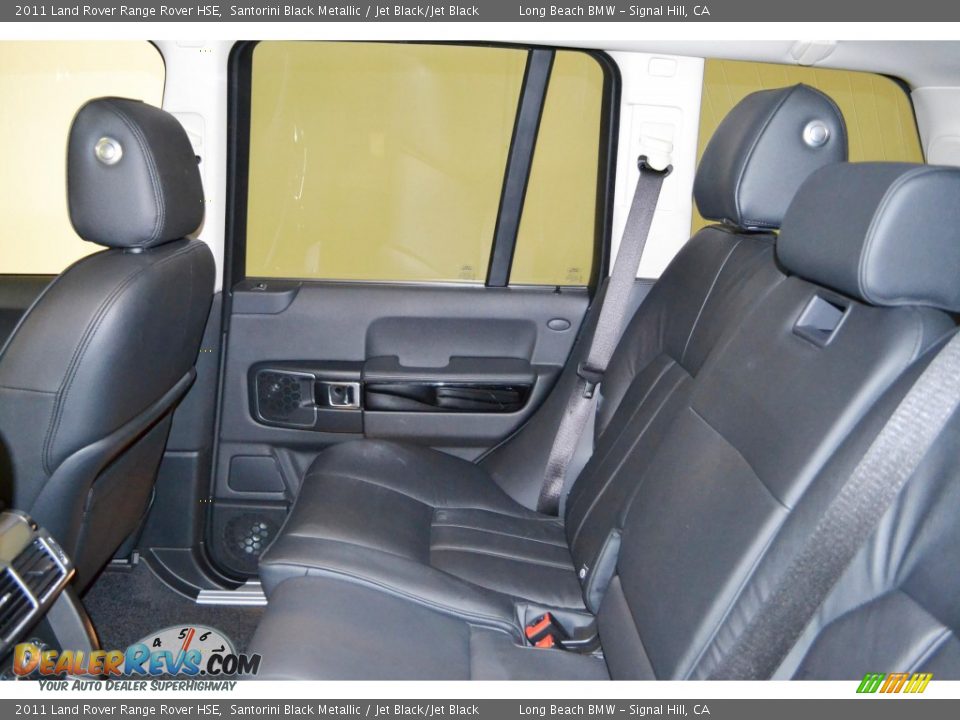 2011 Land Rover Range Rover HSE Santorini Black Metallic / Jet Black/Jet Black Photo #16