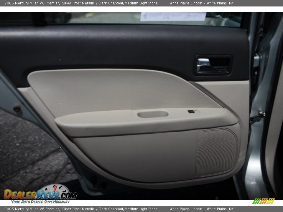 2006 Mercury Milan V6 Premier Silver Frost Metallic / Dark Charcoal/Medium Light Stone Photo #10