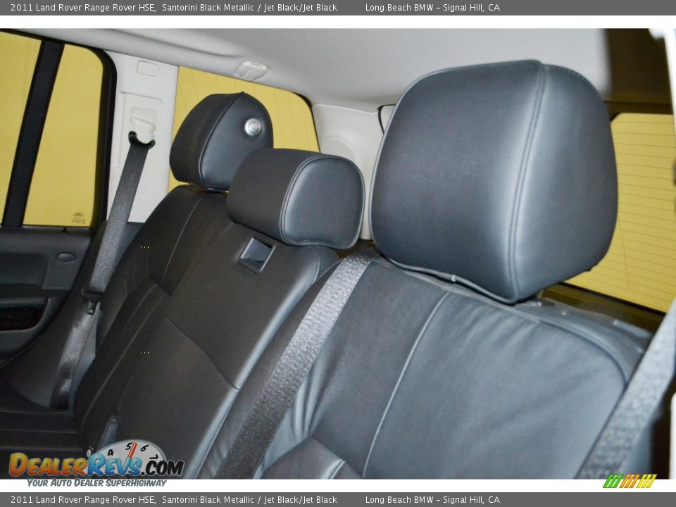 2011 Land Rover Range Rover HSE Santorini Black Metallic / Jet Black/Jet Black Photo #17