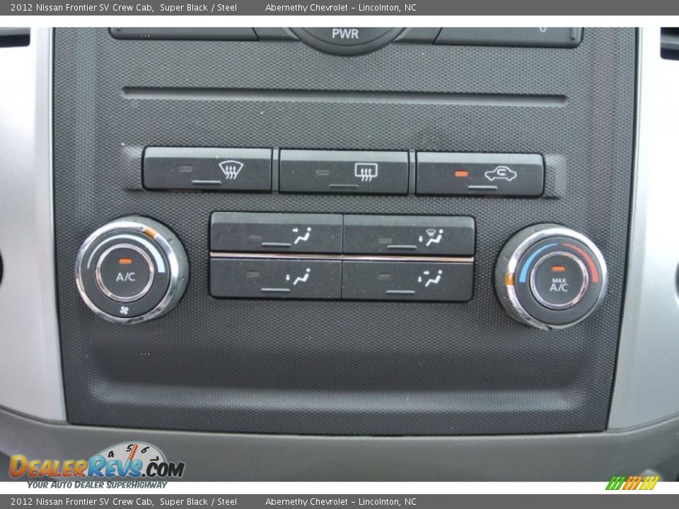 2012 Nissan Frontier SV Crew Cab Super Black / Steel Photo #11