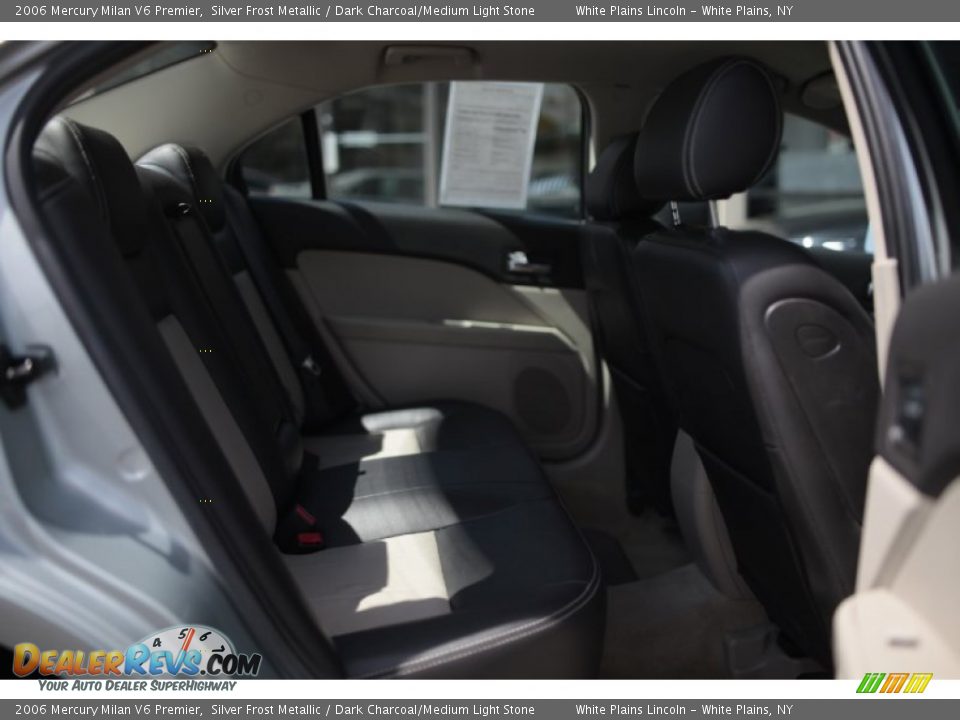 2006 Mercury Milan V6 Premier Silver Frost Metallic / Dark Charcoal/Medium Light Stone Photo #12