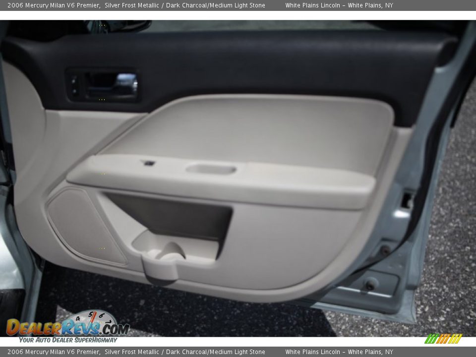 2006 Mercury Milan V6 Premier Silver Frost Metallic / Dark Charcoal/Medium Light Stone Photo #13