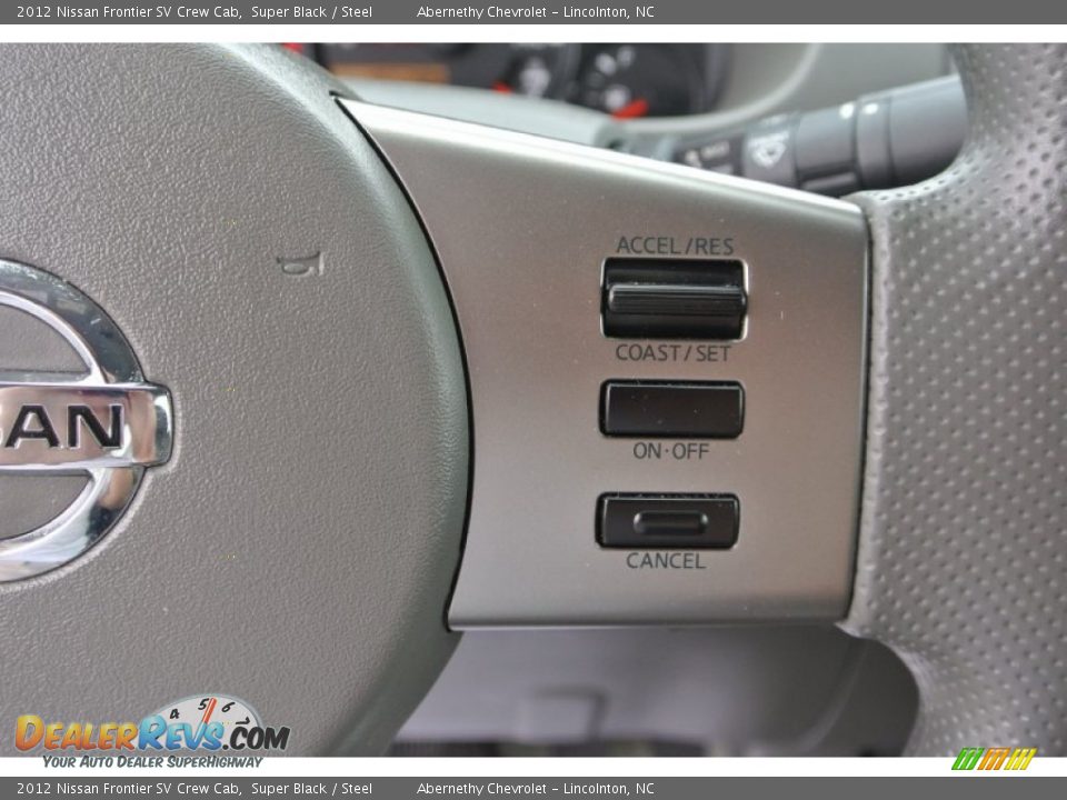 2012 Nissan Frontier SV Crew Cab Super Black / Steel Photo #13