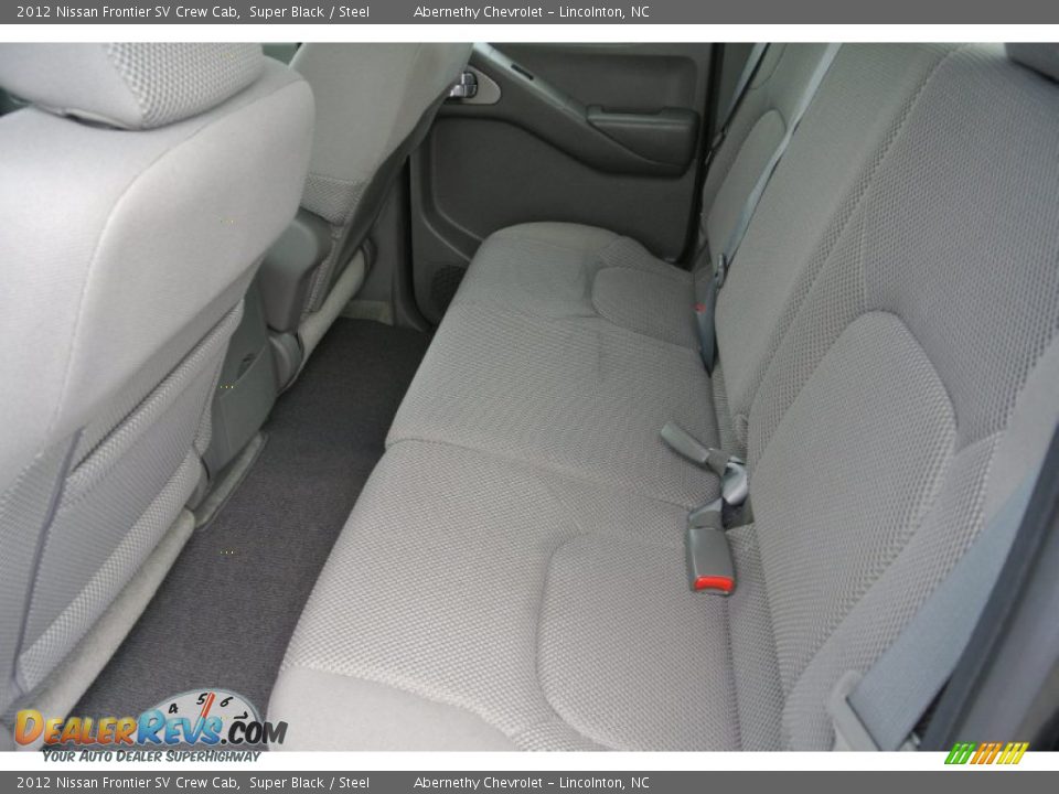 2012 Nissan Frontier SV Crew Cab Super Black / Steel Photo #15