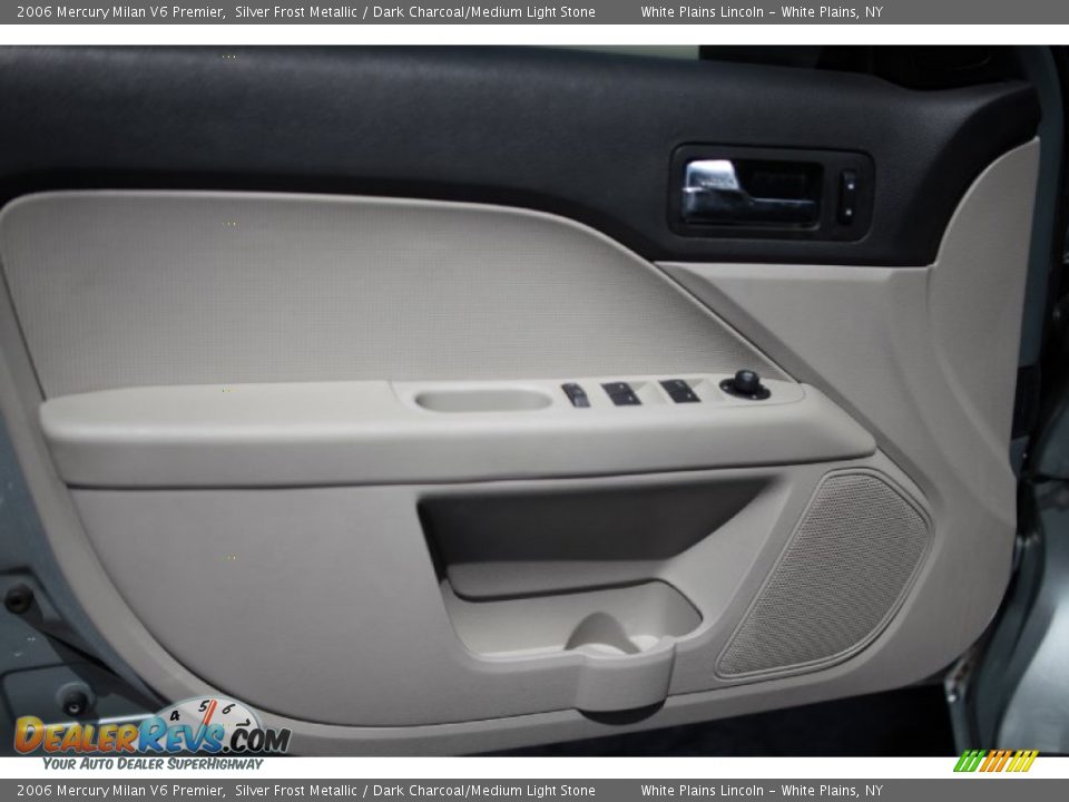 2006 Mercury Milan V6 Premier Silver Frost Metallic / Dark Charcoal/Medium Light Stone Photo #16