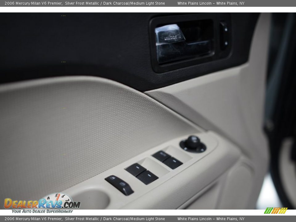 2006 Mercury Milan V6 Premier Silver Frost Metallic / Dark Charcoal/Medium Light Stone Photo #17
