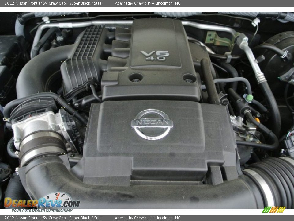 2012 Nissan Frontier SV Crew Cab Super Black / Steel Photo #19