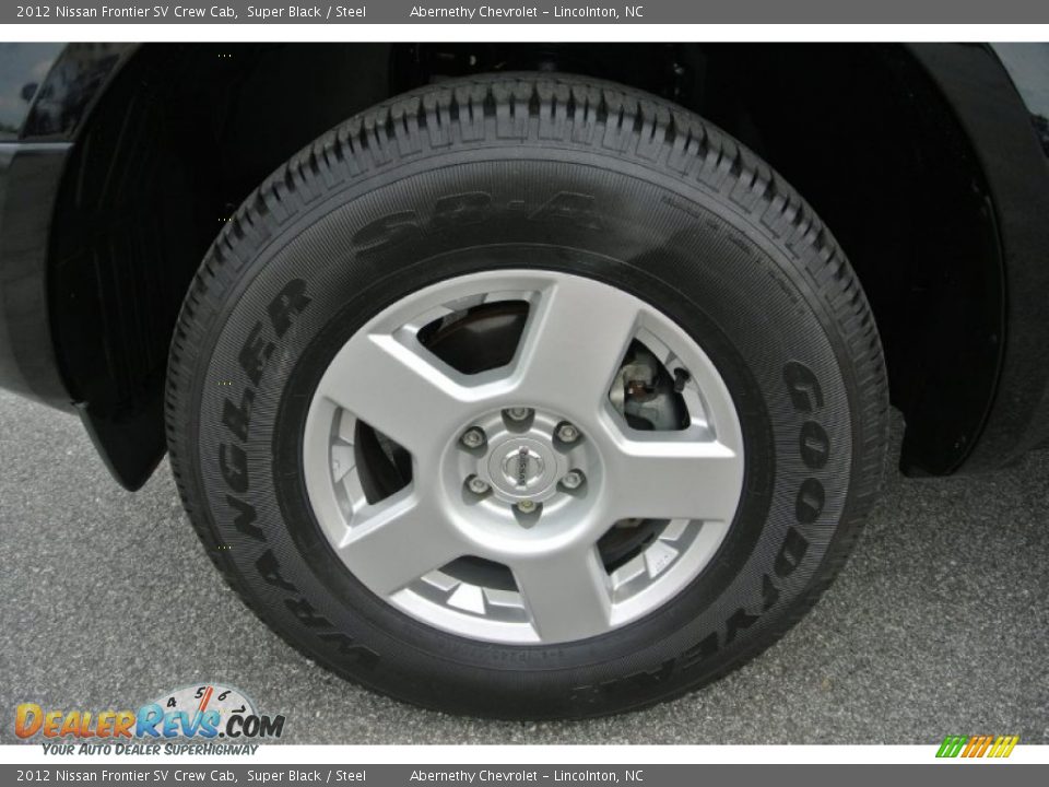 2012 Nissan Frontier SV Crew Cab Super Black / Steel Photo #20