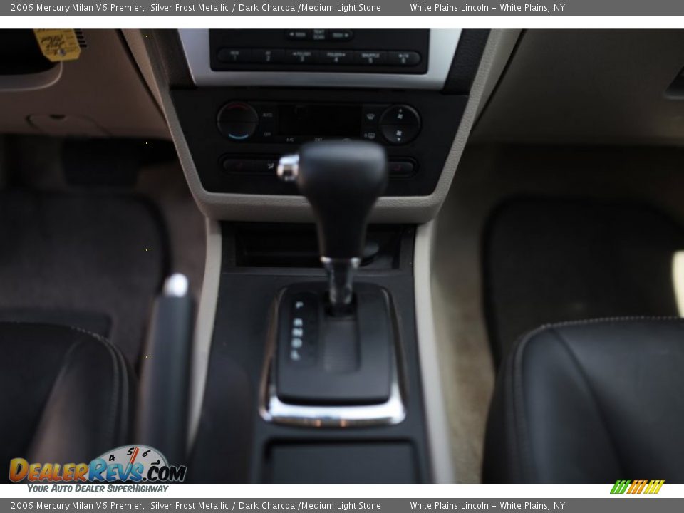 2006 Mercury Milan V6 Premier Silver Frost Metallic / Dark Charcoal/Medium Light Stone Photo #22