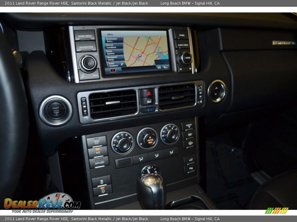 2011 Land Rover Range Rover HSE Santorini Black Metallic / Jet Black/Jet Black Photo #23