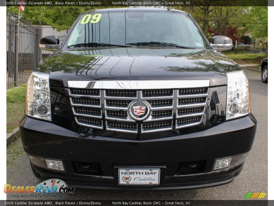 2009 Cadillac Escalade AWD Black Raven / Ebony/Ebony Photo #2