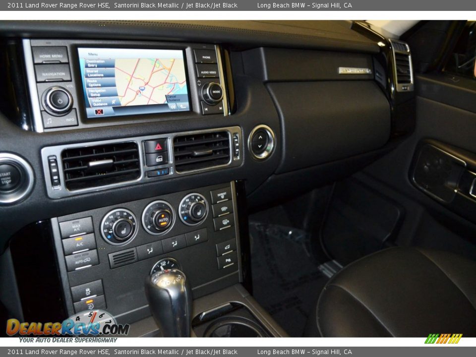 2011 Land Rover Range Rover HSE Santorini Black Metallic / Jet Black/Jet Black Photo #24