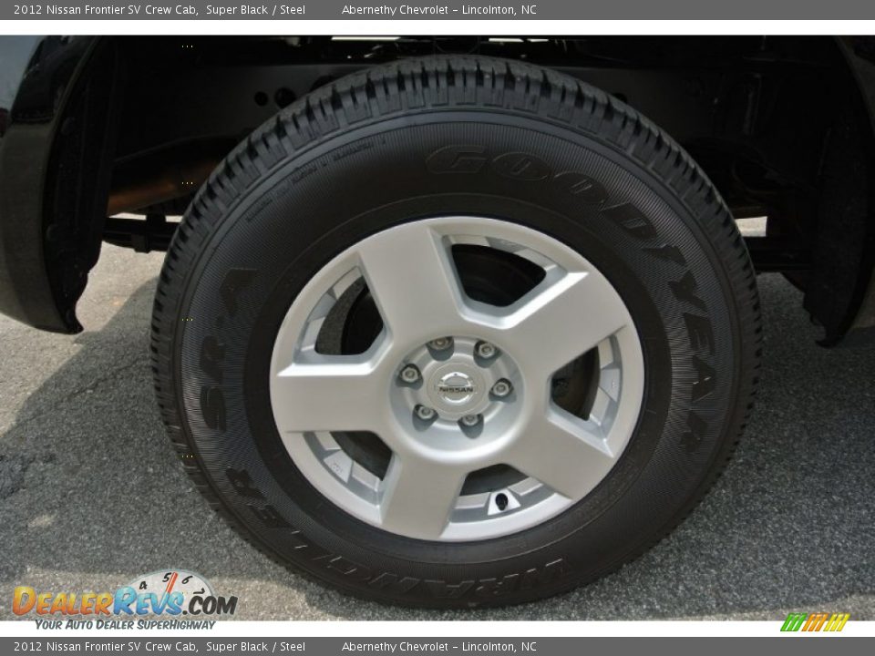2012 Nissan Frontier SV Crew Cab Super Black / Steel Photo #22