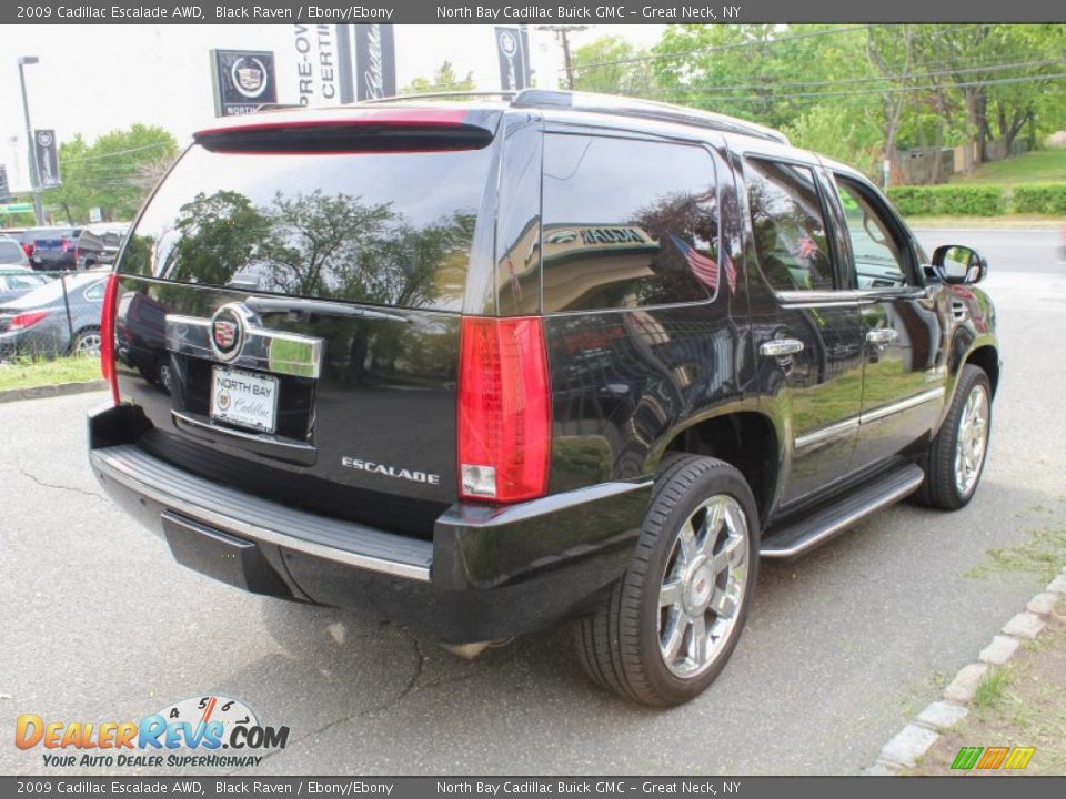 2009 Cadillac Escalade AWD Black Raven / Ebony/Ebony Photo #6