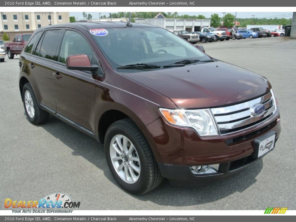 2010 Ford Edge SEL AWD Cinnamon Metallic / Charcoal Black Photo #1