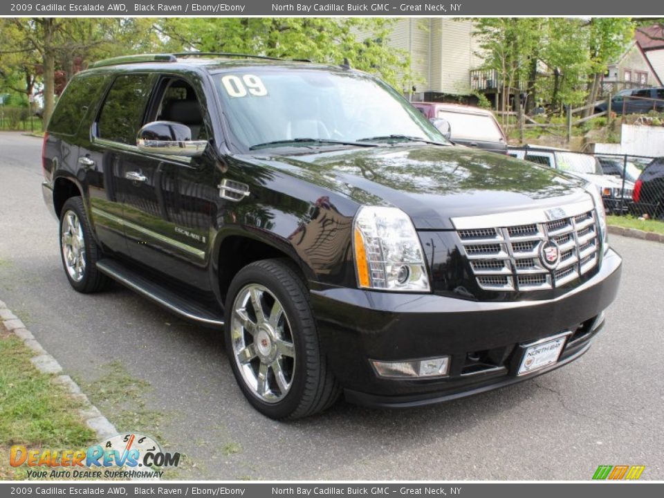 2009 Cadillac Escalade AWD Black Raven / Ebony/Ebony Photo #7