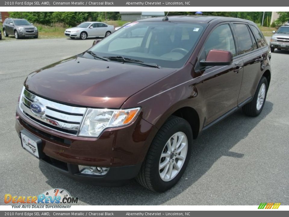 2010 Ford Edge SEL AWD Cinnamon Metallic / Charcoal Black Photo #2