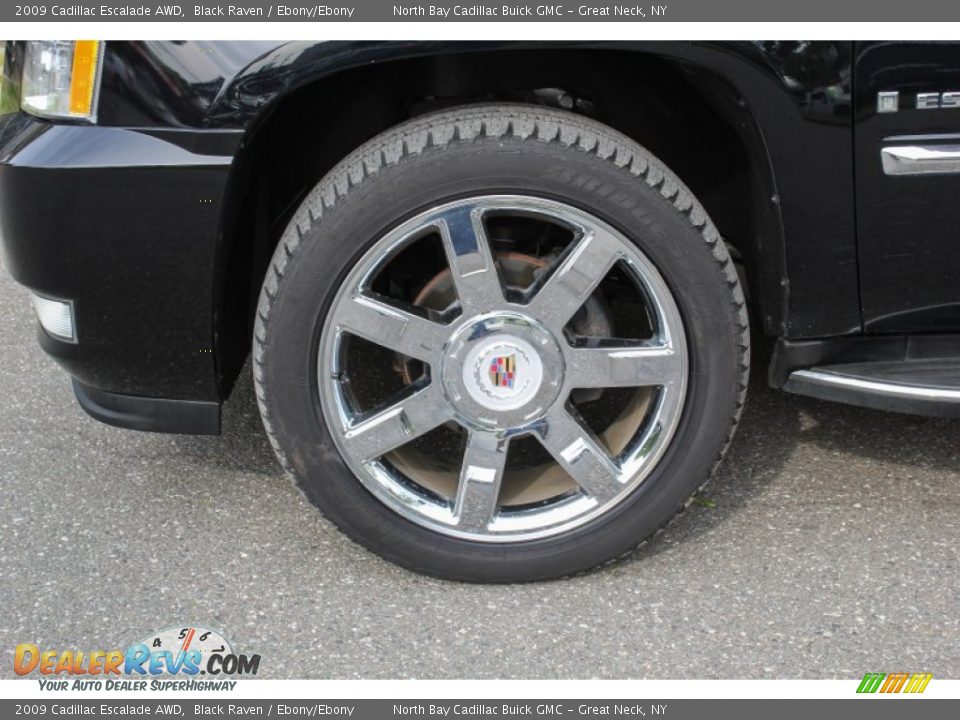 2009 Cadillac Escalade AWD Black Raven / Ebony/Ebony Photo #8