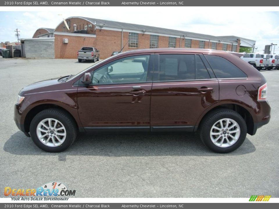 2010 Ford Edge SEL AWD Cinnamon Metallic / Charcoal Black Photo #3