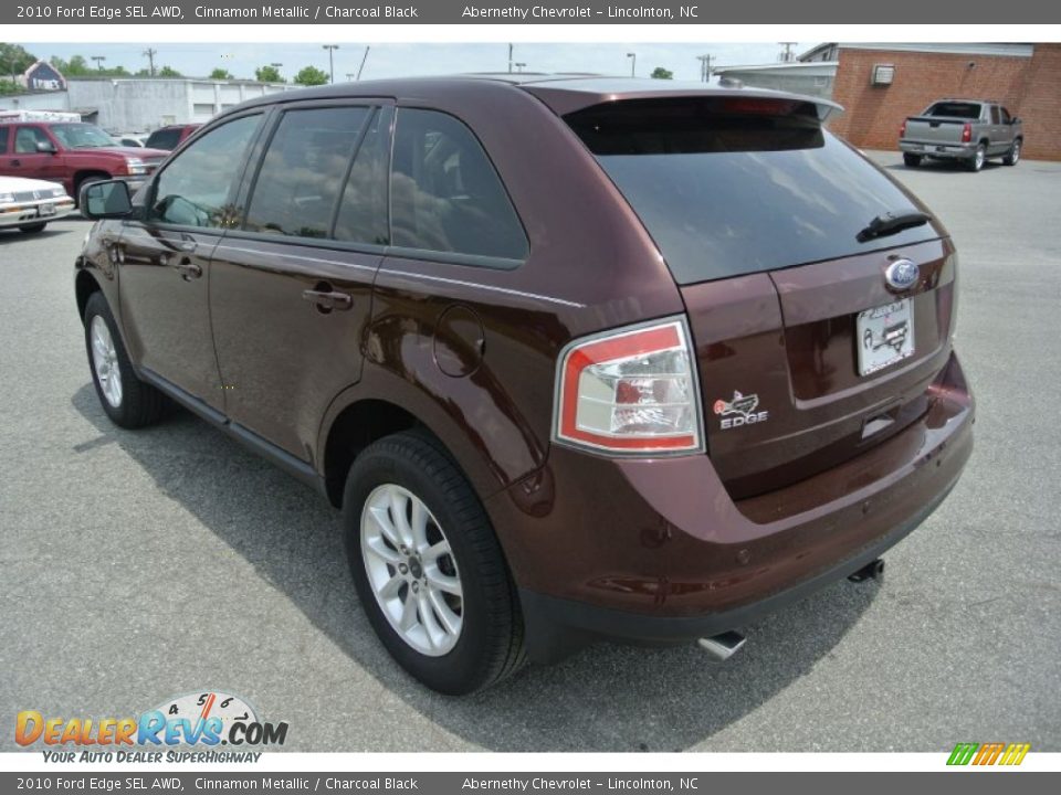 2010 Ford Edge SEL AWD Cinnamon Metallic / Charcoal Black Photo #4
