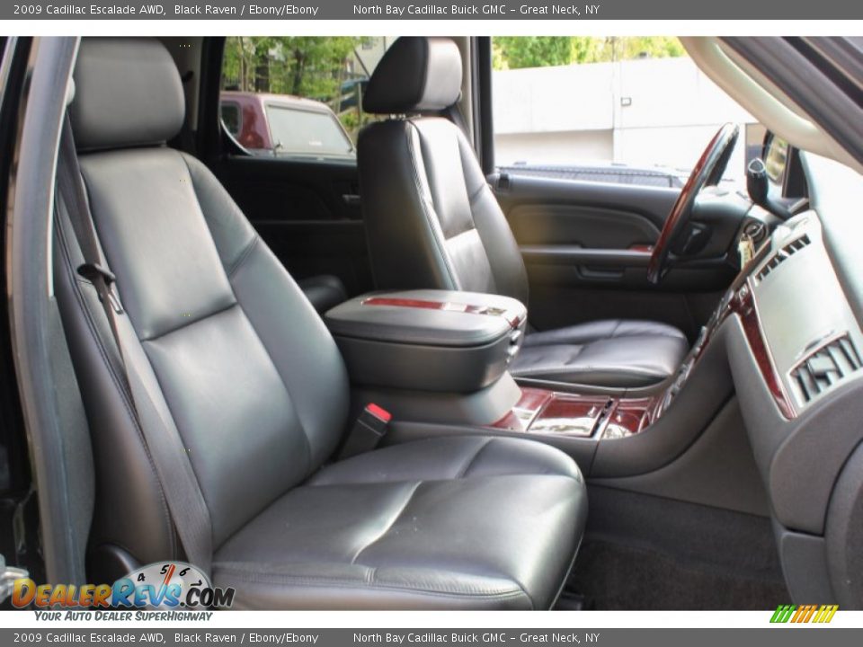 2009 Cadillac Escalade AWD Black Raven / Ebony/Ebony Photo #10