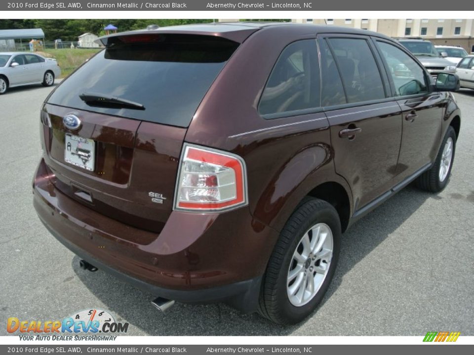 2010 Ford Edge SEL AWD Cinnamon Metallic / Charcoal Black Photo #5