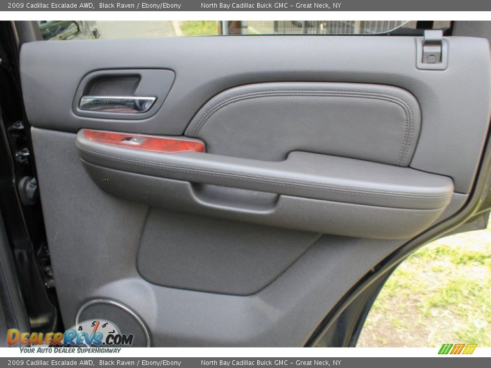 2009 Cadillac Escalade AWD Black Raven / Ebony/Ebony Photo #12