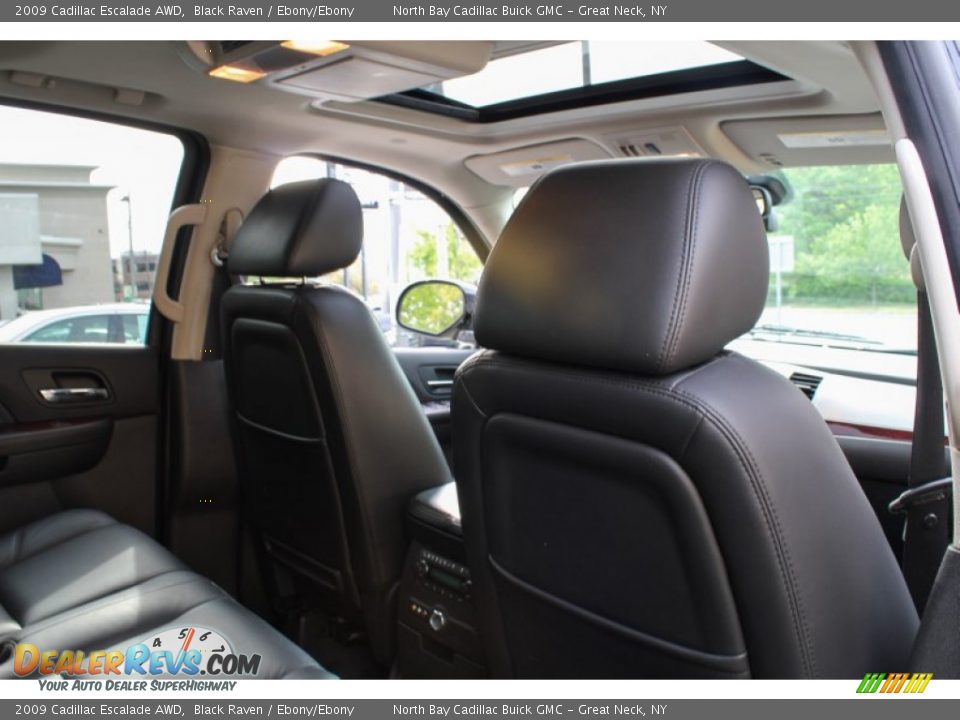 2009 Cadillac Escalade AWD Black Raven / Ebony/Ebony Photo #14