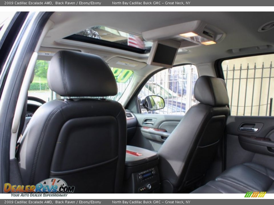 2009 Cadillac Escalade AWD Black Raven / Ebony/Ebony Photo #17