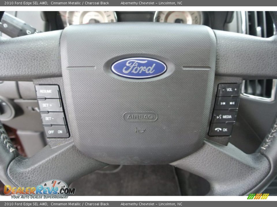 2010 Ford Edge SEL AWD Cinnamon Metallic / Charcoal Black Photo #14