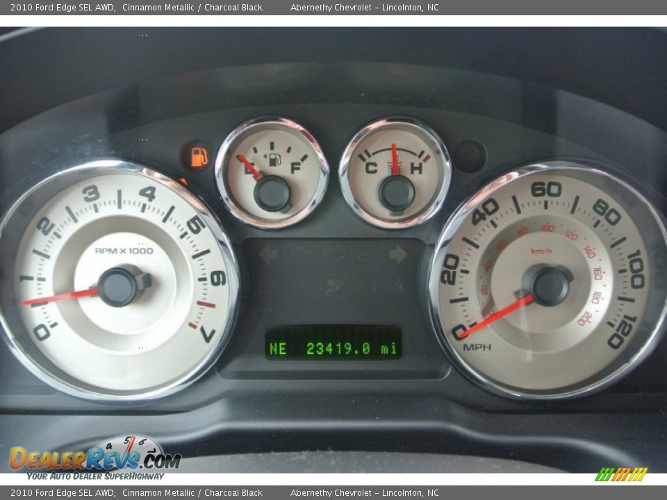 2010 Ford Edge SEL AWD Cinnamon Metallic / Charcoal Black Photo #15