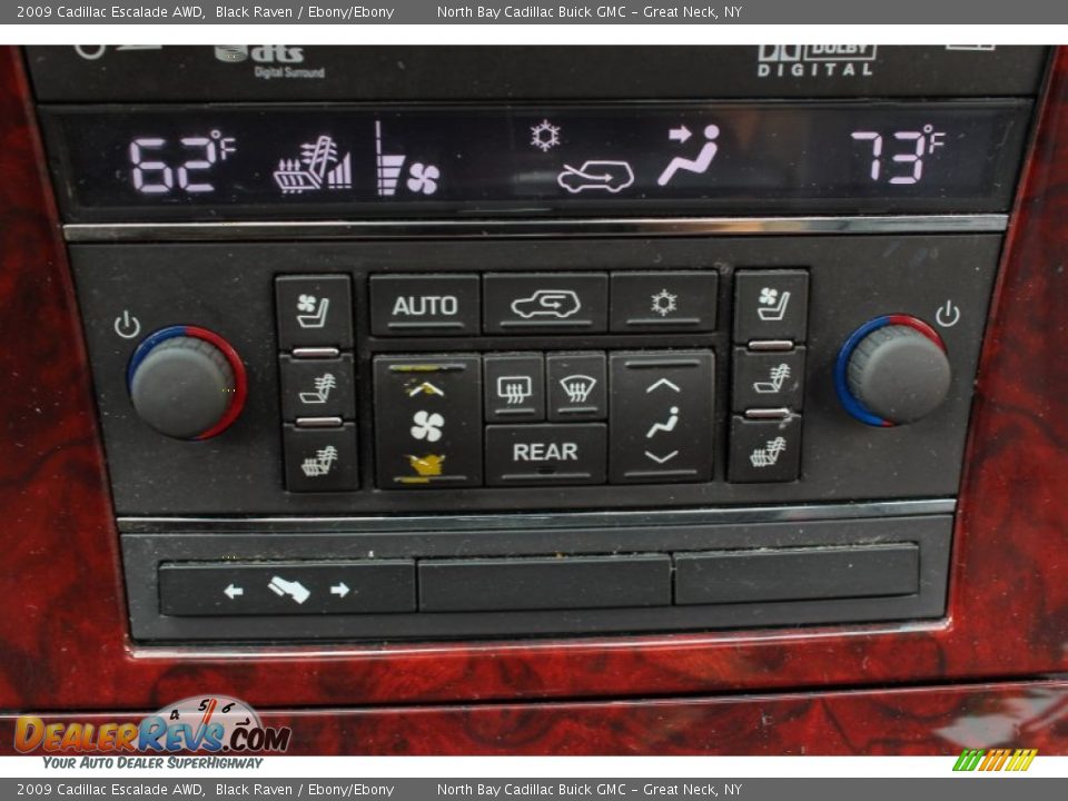 2009 Cadillac Escalade AWD Black Raven / Ebony/Ebony Photo #22
