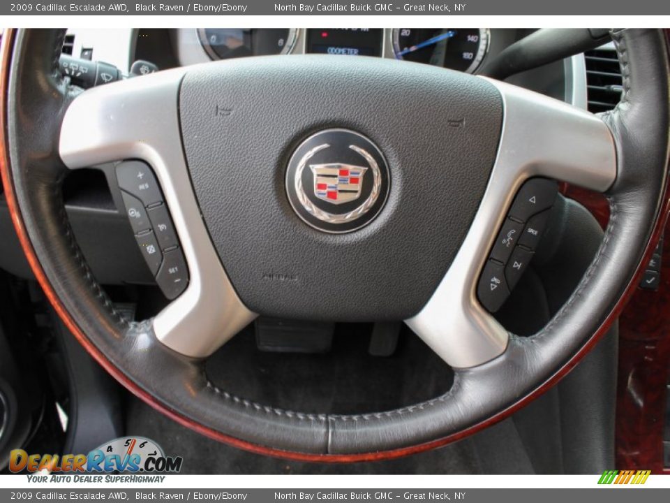 2009 Cadillac Escalade AWD Black Raven / Ebony/Ebony Photo #27