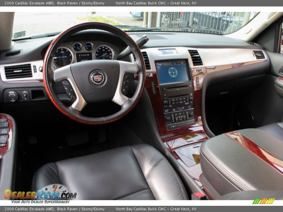 2009 Cadillac Escalade AWD Black Raven / Ebony/Ebony Photo #28