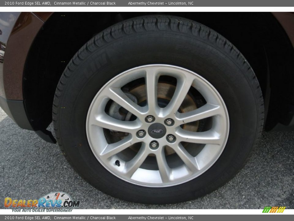 2010 Ford Edge SEL AWD Cinnamon Metallic / Charcoal Black Photo #22