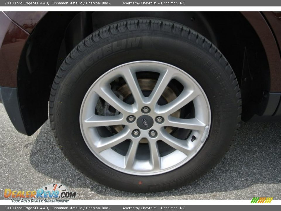 2010 Ford Edge SEL AWD Cinnamon Metallic / Charcoal Black Photo #24
