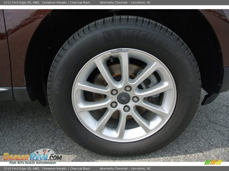 2010 Ford Edge SEL AWD Cinnamon Metallic / Charcoal Black Photo #25